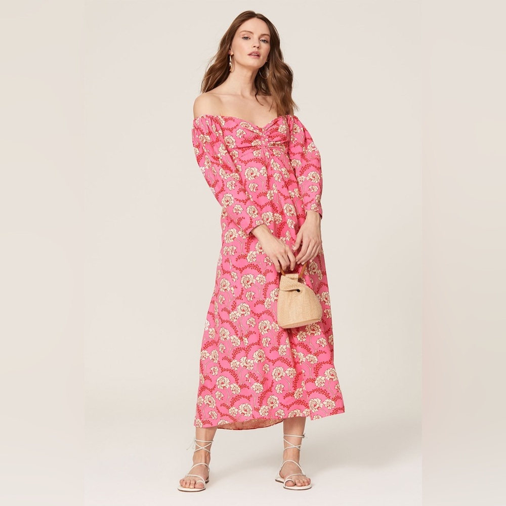 A.L.C. | Calley off-the-shoulder midi dress